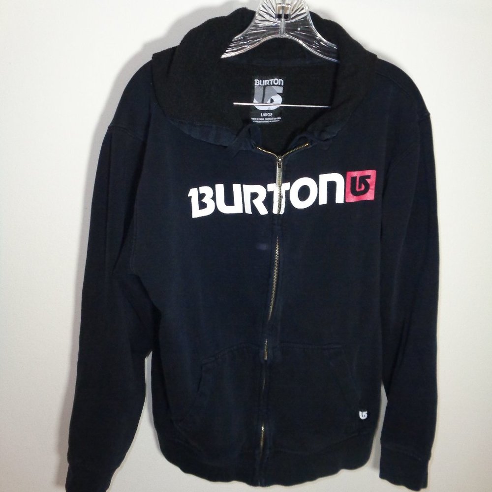 COPY - Burton Full Zip Black Hoodie Size L